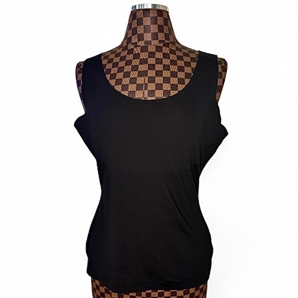 SPANX Thinstincts Bodyshaping Black Tank Top Size 1X Smoothing Shapewear - Picture 1 of 8